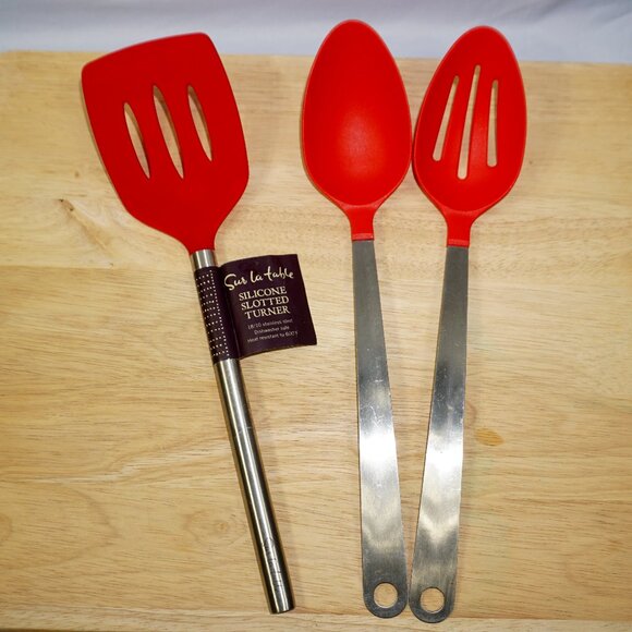 Sur La Table spatula flipper 2 nylon spoons NWOT - Picture 1 of 2